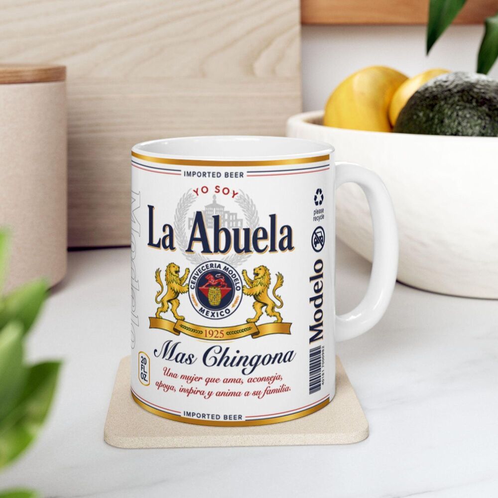 La Abuela Mas Chingona Mug, Spanish Grandma Mug, Birthday Gift Mug, Coffee Mug